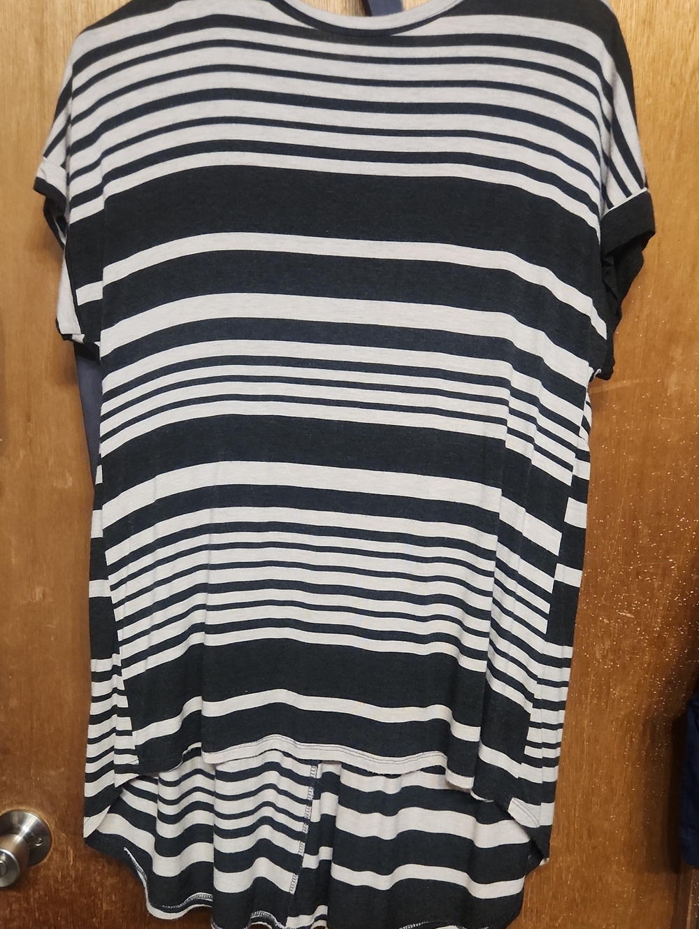 Striped Black and White Women’s Top